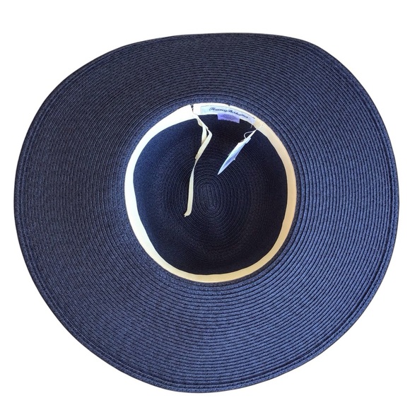 Tommy Bahama Island Navy Pom Pom Wide Brim Hat NEW - Picture 5 of 8